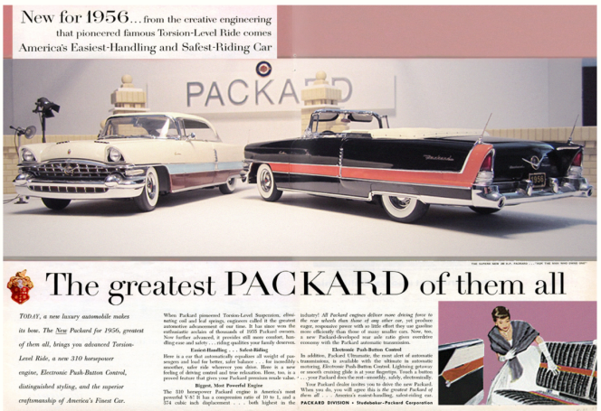 Elgin Park 56 Packard ad