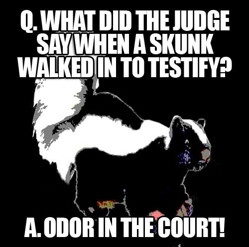 Odor in the court