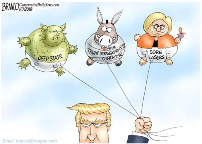 Trump-balloons
