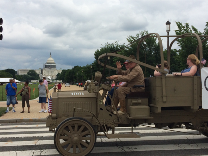 packard truck dave drives past u.s. capitol