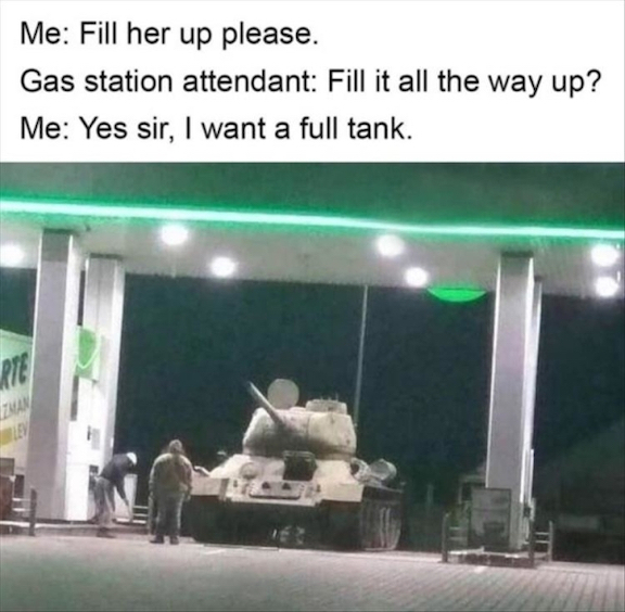 Full tank