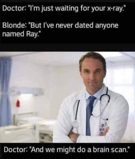 Blonde x-ray